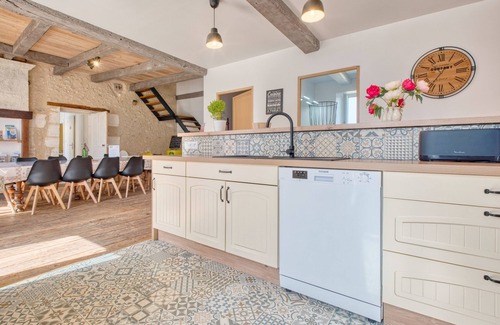 Allemans Casa | Le Poirier Dordogne – 15 personas, piscina privada, terraza, gran gîte de encanto en tranquilidad
