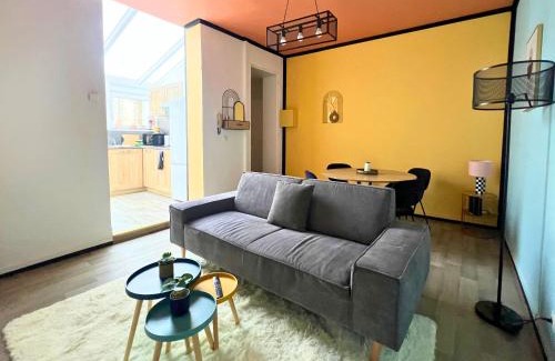 Saint-Omer Apartamento | Le Pop'Apart- terrasse privative en plein coeur de Saint-Omer