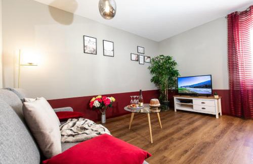 Saint Joseph/Mittelharth Apartamento | Le Red St Léon : Lit Queen Size * WIFI * Idéal Couple