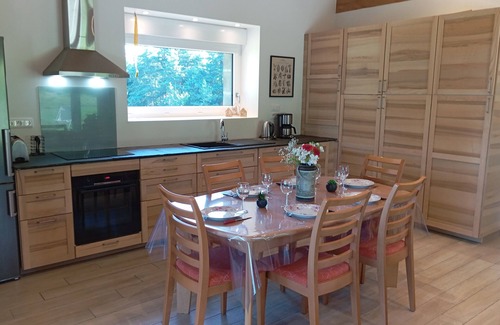 Saint-Julien-du-Pinet Cabaña | Le Refuge de Jorance and its spa 🌲🌼🏡🌄