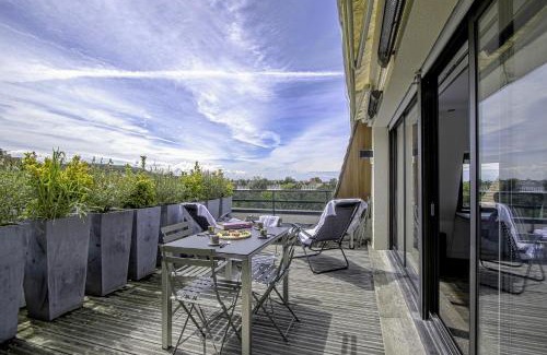 Tourgeville Apartamento | Le Roof Top-Apt T4-Proche Mer et Centre Ville