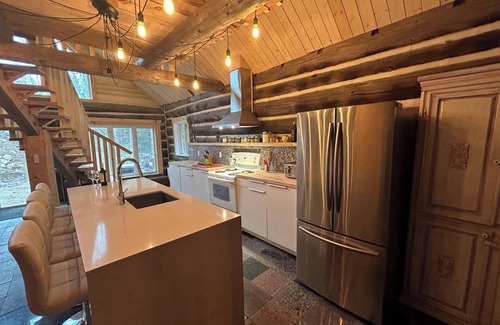 Matawinie Regional County Municipality Chalet De Esquí | Le Saphira - Chalet en bois rond
