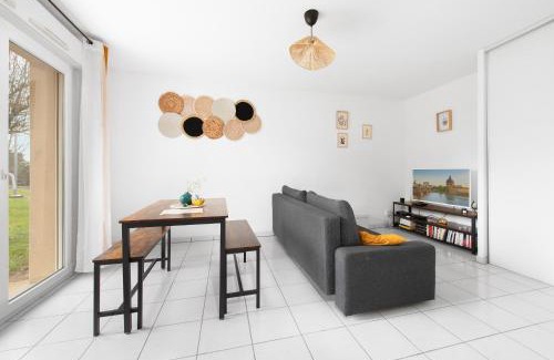 Colomiers Apartamento | Le Tamaris, calme avec terrasse