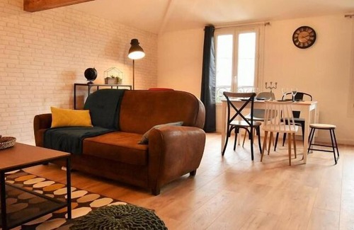 Auvers-sur-Oise Apartamento | Centro histórico de Auvers-sur-Oise-2do piso