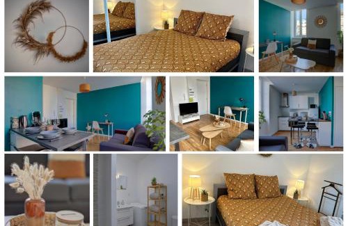 Bourg-en-Bresse Apartamento | Le Tournassin-Balcon-Stationnement gratuit