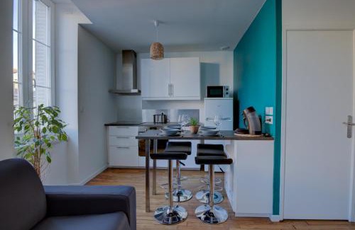 Bourg-en-Bresse Apartamento | Le Tournassin-Balcon-Stationnement gratuit