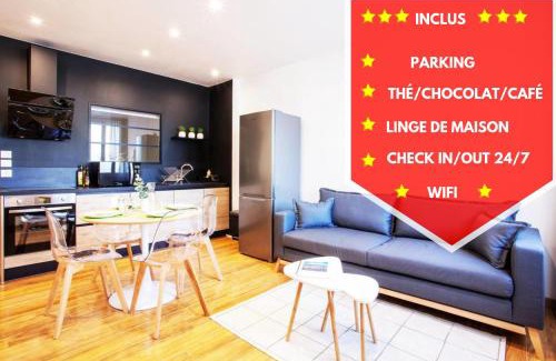 Saint-Laurent-sur-Saone Apartamento | Legend - Le Saint Laurent - Parking - Wifi - 24/7 - cosy