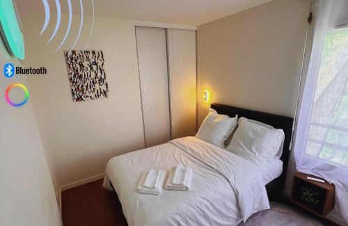 Asnieres-sur-Seine Apartamento | Les Agnettes - Paris Metro - Wifi - Parking - Tout équipé