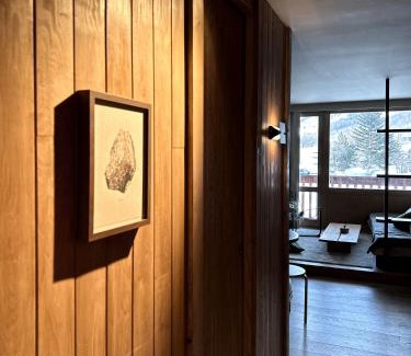 Val-d'Isere Apartamento | Les Barmettes Appart rénové avec vue, parking et skis aux pieds