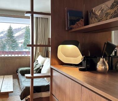 Val-d'Isere Apartamento | Les Barmettes Appart rénové avec vue, parking et skis aux pieds