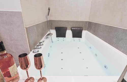 Villette - Maisons Neuves Apartamento | LES BULLES DE MONA - Alcove - Spa - Clim