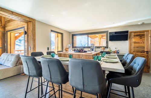 Les Deux Alpes Chalet De Esquí | LES CHALETS DU PIC : 26 pers panoramic view of the mountains