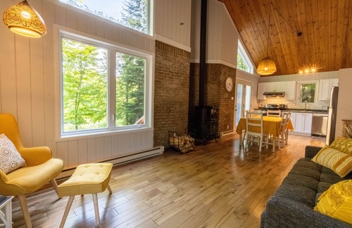 Lac-Sergent Chalet De Esquí | Les Chalets Tourisma - Le Colibri