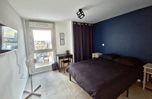 La Faourette Apartamento | Les chambres de Sandrine avec salle d'eau privée - Appartement partagé de 3 chambres