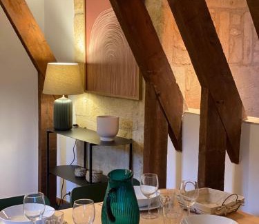 La Roque-Gageac Apartamento | Les Courtines - Appartement de caractère à la Roque-Gageac - Les Cerisiers
