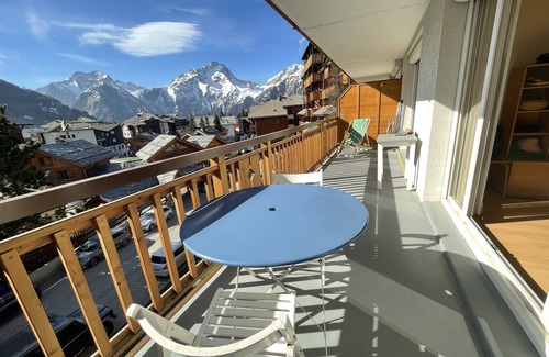Les Deux Alpes Apartamento | Apartamento con terraza y vistas impresionantes a las Muzelle 6 personas