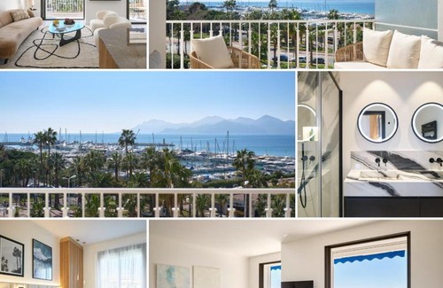 Pointe Croisette Apartamento | Les DUNES 3 BEDS CROISETTE BEACHES Sea VIEW