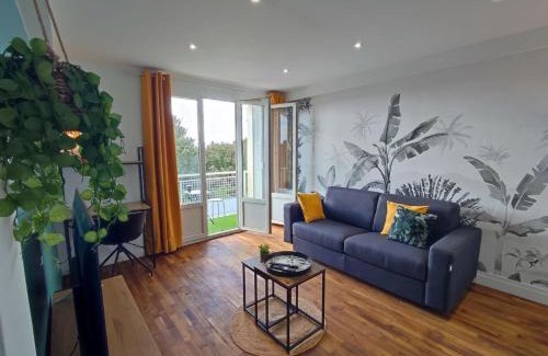 Chateauroux Apartamento | Les Lucioles - balcon - calme
