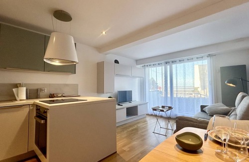 Le Crotoy Apartamento | Les Tamaris, Appartement en RDC Pour 3 Personnes Avec vue sur la Baie