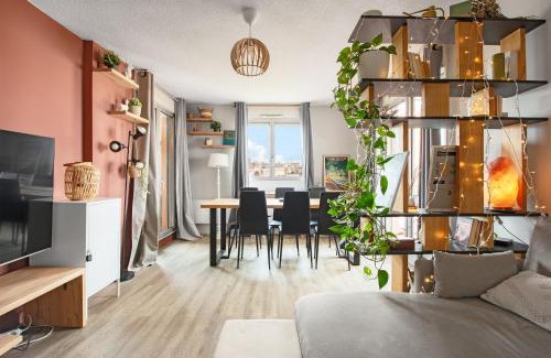 Minimes - Barriere de Paris Apartamento | Les terrasses illuminées - T3 avec parking gratuit