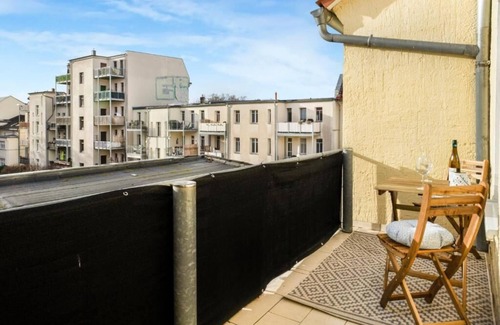 Lindenau Apartamento | Levax Living-gemütliches Familien - Apartment mit Balkon-cozy-clarapark-citynah