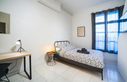 Gares Apartamento | LGC Habitat- chambre privée- appartement commun- gare Saint-Roch