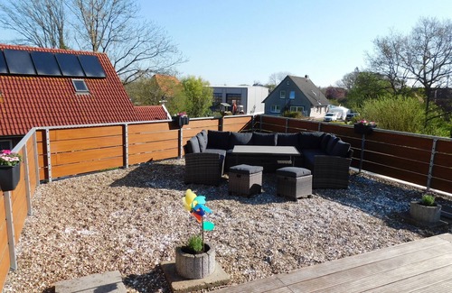 Waddewarden Apartamento | Lichtblick Familienunterkunft für bis zu 5 Personen, mit Großer Sonnenterrasse