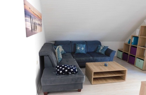Waddewarden Apartamento | Lichtblick Familienunterkunft für bis zu 5 Personen, mit Großer Sonnenterrasse