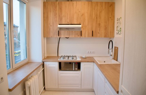 Pervomaysky District Apartamento | Light and comfortable 1-bedroom apartment