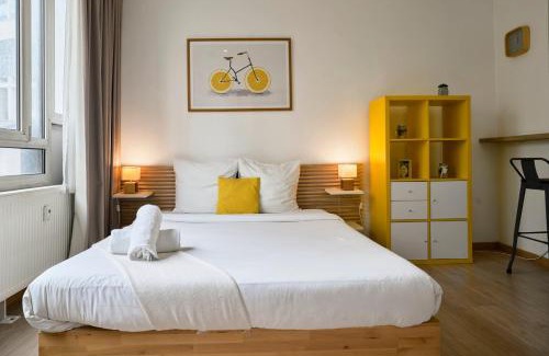 Lille Centre Ville Apartamento | Lille gares studio avec parking sécurisé