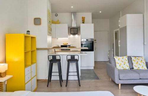 Lille Centre Ville Apartamento | Lille gares studio avec parking sécurisé