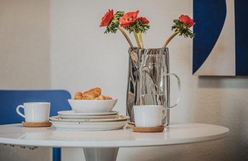 Burgeresch Apartamento | LINDEN Apartment für bis zu 6 Personen mit Parkplatz, Terrasse, 2 Bäder und Babybett