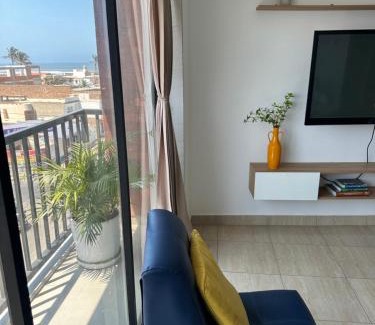 Pimentel Apartamento | Lindo Departamento con Terraza Vista al Mar
