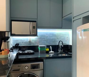 Pinheiros Apartamento | Lindo flat com garagem no Hotel Quality Oscar Freire