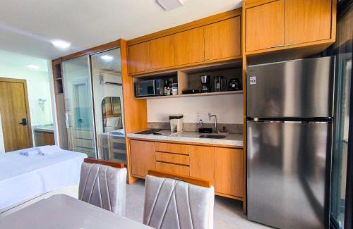 Graca Apartamento | Lindo Studio de Alto padrão no Corredor da vitória com Cozinha Completa, Piscina e Academia no Rooftop, Lavanderia e Minimercado