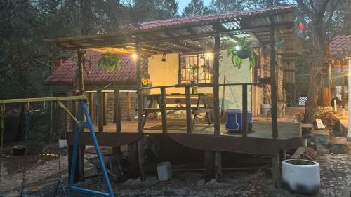 Arteaga Cabina | Lion king cabin woods