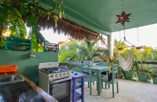 La Veleta Apartamento | Live surrounded by lush gardens safely in the hottest area of Tulum!