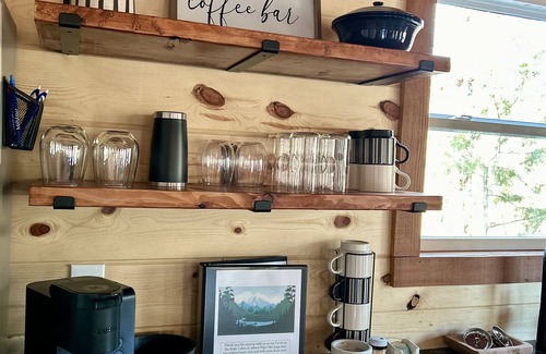 Athens Cabina | Livin on the Edge Cabin in Albert Pike Recreation Area. Beautiful place to stay!