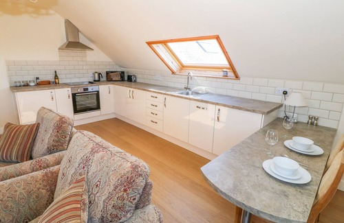 Llangefni Apartamento | LLAIN HAF, romántico, con un jardín en Llangefni, Ref 996945