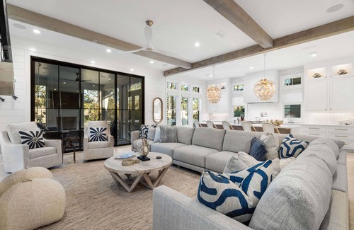 Forest District Casa | Loaded Luxe Home with Pool and Carriage House, 3 Minutes to Camp WaterColor
