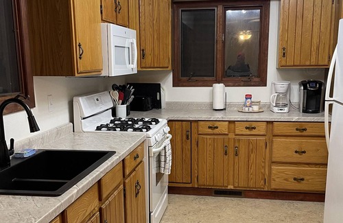 Bergland Casa | Located 1 block from snowmobile trail and 2 blocks from Lake Gogebic boat launch