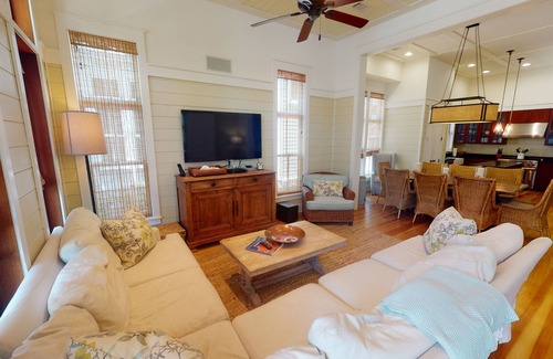 Beach District Casa | Located right on 30A, '57 Western Lake Drive' is a 6BR/6.5BA Home + Carriage House