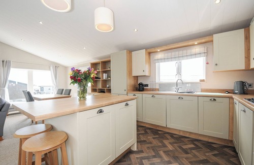 Brixham Cabaña | LODGE 15 AT LANDSCOVE HOLIDAY PARK, pet friendly in Brixham