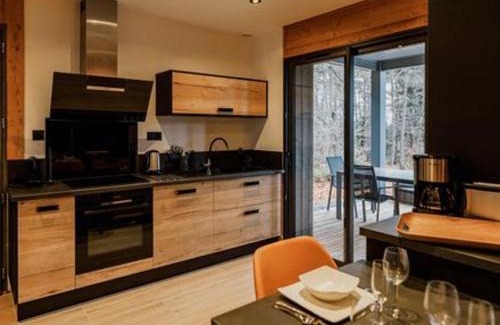 Le Chambon-sur-Lignon Casa | Lodge avec bain à remous privatif, proche du golf et piscine réservée - Confort et activités garanties - FR-1-582-373
