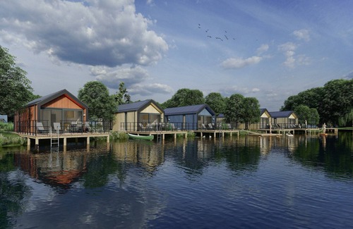 Arcen Casa | Lodge junto al Lago en Arcen con Terraza
