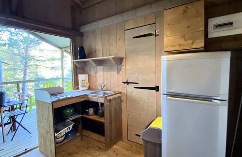 Beaumont-du-Perigord Casa | Camping Village **** El Molino SURIER - Shack rústico 3 habitaciones 5 personas