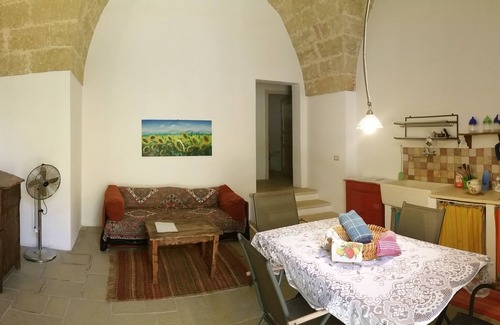 Presicce Apartamento | Lodge Ponente 4 / 5p con cocina, en Masseria con piscina compartida en Salento