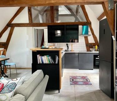 Accolay Apartamento | loft à la campagne