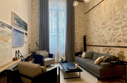 Enfants-Rouges Apartamento | Loft-Apartamento-Baño con ducha