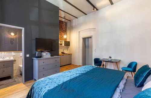 Suedvorstadt Apartamento | Loft Apartments Leipzig Loft Aqua